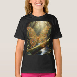 Goldener Schmetterling T-Shirt