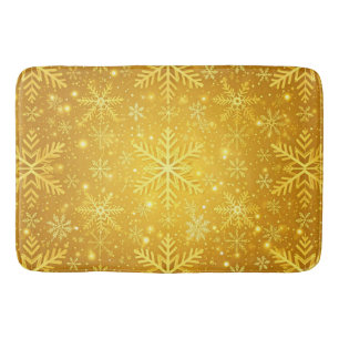 Goldener Schnee Badematte