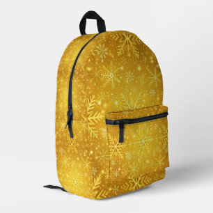 Goldener Schnee Bedruckter Rucksack