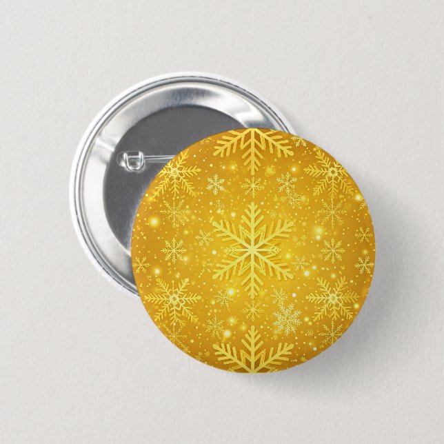 Goldener Schnee Button (Vorne & Hinten)