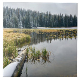 Goldener Schnee Fliese