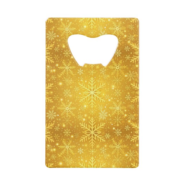 Goldener Schnee Geldbeutel Flaschenöffner (Vorderseite)
