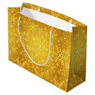 Goldener Schnee Große Geschenktüte