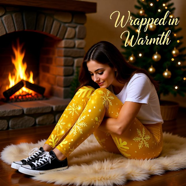 Goldener Schnee Leggings (Von Creator hochgeladen)