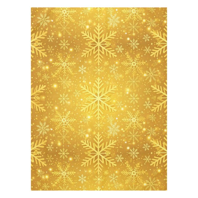 Goldener Schnee Tischdecke (Vorderseite)