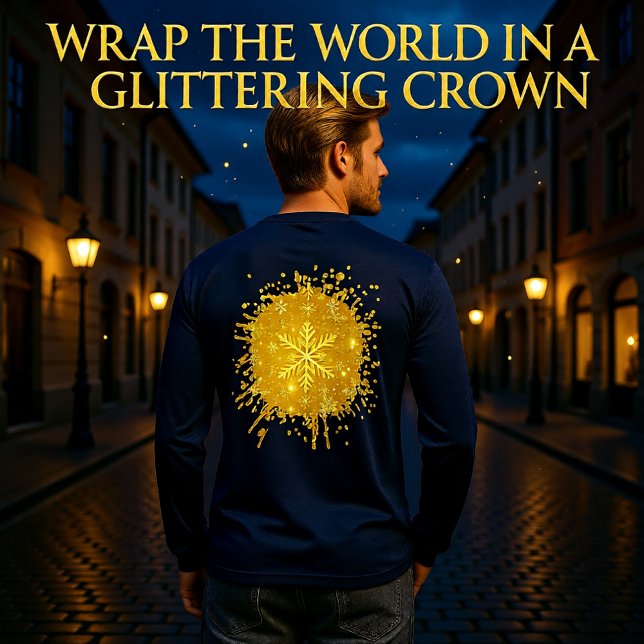 Goldener Schnee Tri-Blend Shirt (Von Creator hochgeladen)