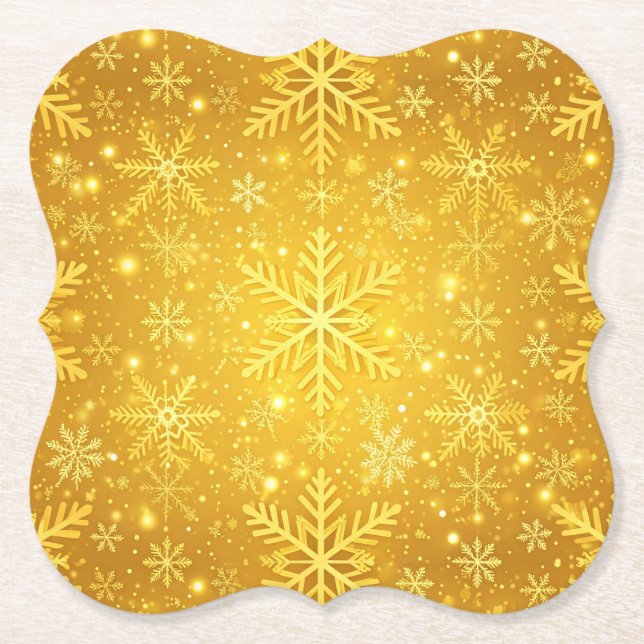 Goldener Schnee Untersetzer (Vorderseite)