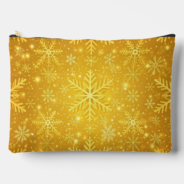 Goldener Schnee Zubehörtasche (Vorderseite)