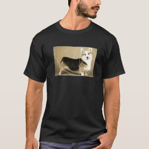 Goldener Schnitt Corgi Fibonacci Spirale Mathe T-Shirt