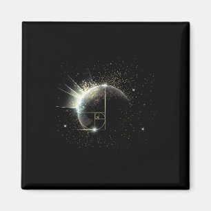 Goldener Schnitt Fibonacci Mathelehrer Spiralraum Magnet