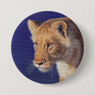 Goldener Schönheits-Löwinknopf Button