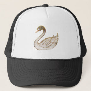 Goldener Schwan Truckerkappe