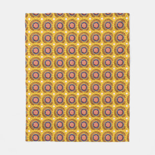 Goldener Sonnenstrahl  Fleecedecke