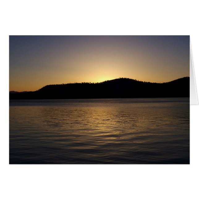 Goldener Sonnenuntergang (Vorderseite (Horizontal))