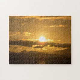 Goldener Sonnenuntergang