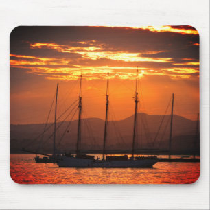 Goldener Sonnenuntergang Mousepad