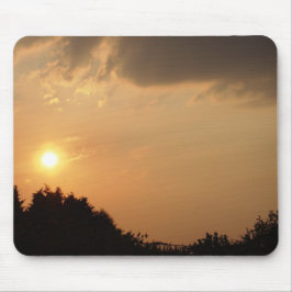 Goldener Sonnenuntergang Mousepad