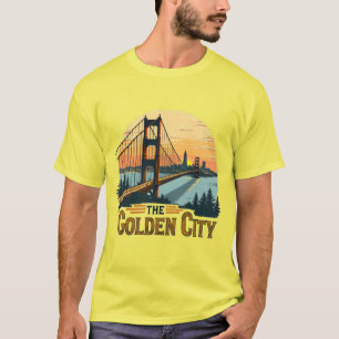 Goldener Sonnenuntergang T-Shirt