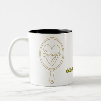 Goldener Spiegel der Selbstliebe – Galentine's Day Zweifarbige Tasse
