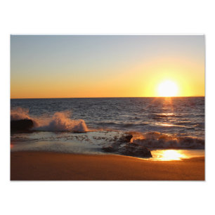Goldener Staat Californian Sunset Wohngestaltung Fotodruck