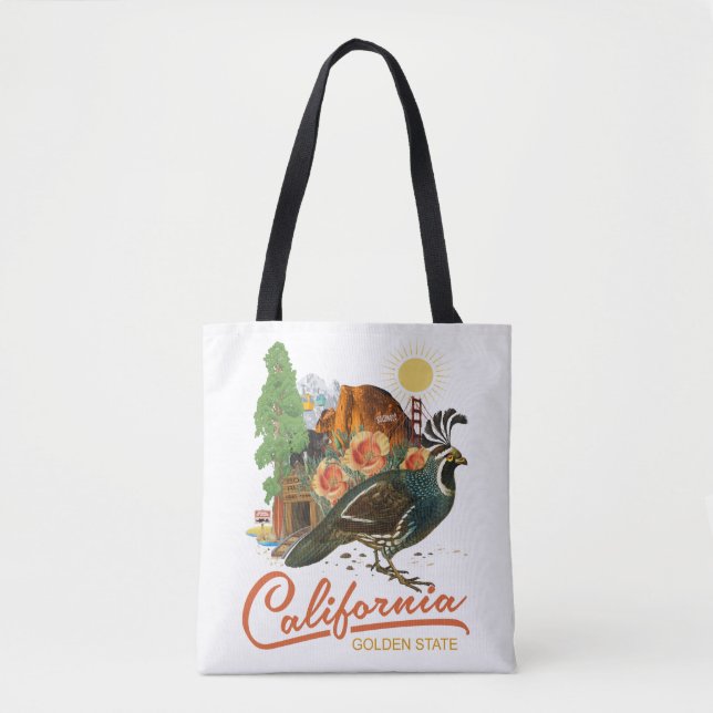 Goldener Staats-historische touristische Standorte Tasche (Vorderseite)