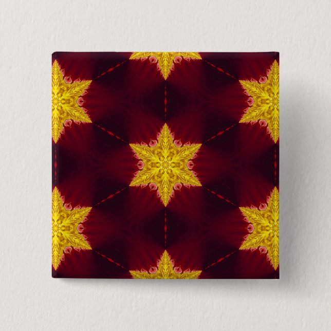 Goldener Star Button (Vorderseite)