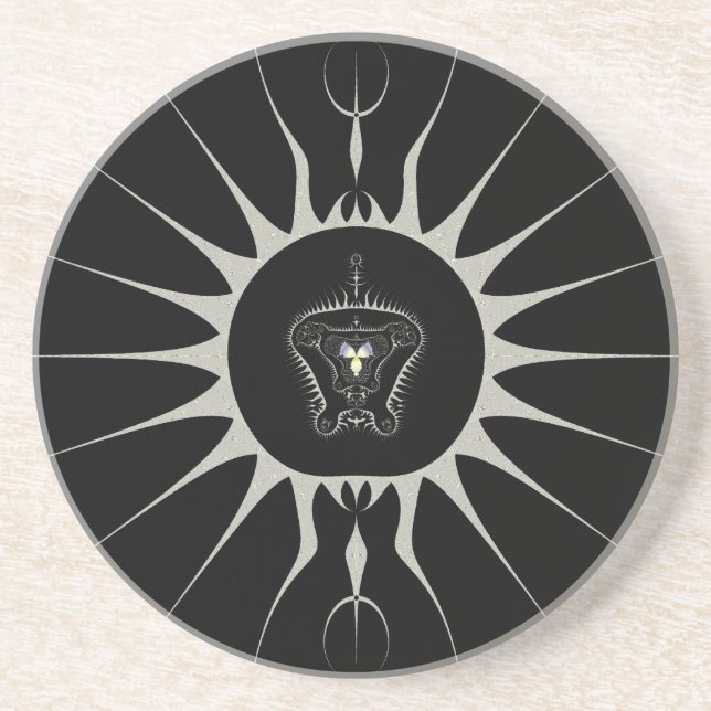 Goldener Star Getränkeuntersetzer (Vorne)