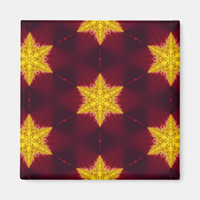 Goldener Star Magnet (Vorne)