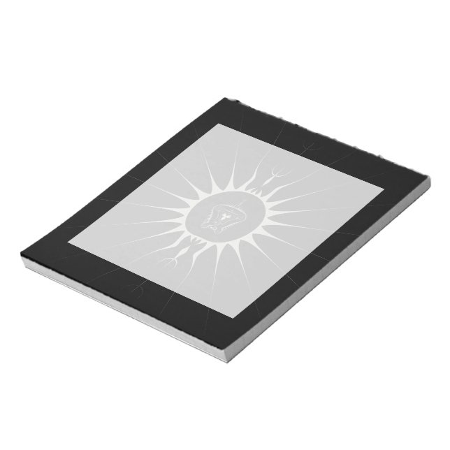 Goldener Star Notizblock (Rotiert)