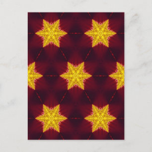 Goldener Star Postkarte