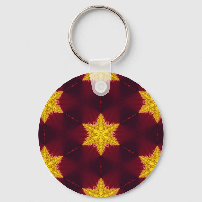 Goldener Star Schlüsselanhänger (Vorderseite)