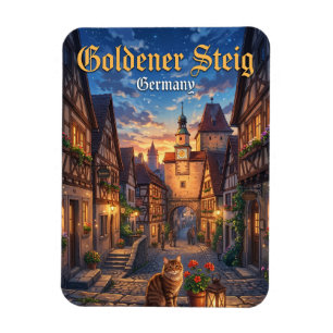 Goldener Steig Deutschland Magnet