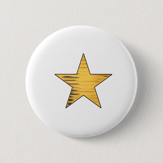 Goldener Stern Button (Vorderseite)