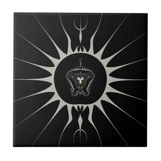 Goldener Stern Fliese (Vorderseite)