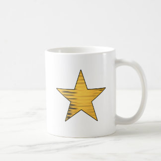 Goldener Stern Kaffeetasse