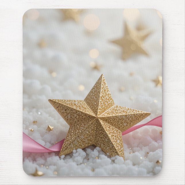 goldener Stern Mousepad (Vorne)