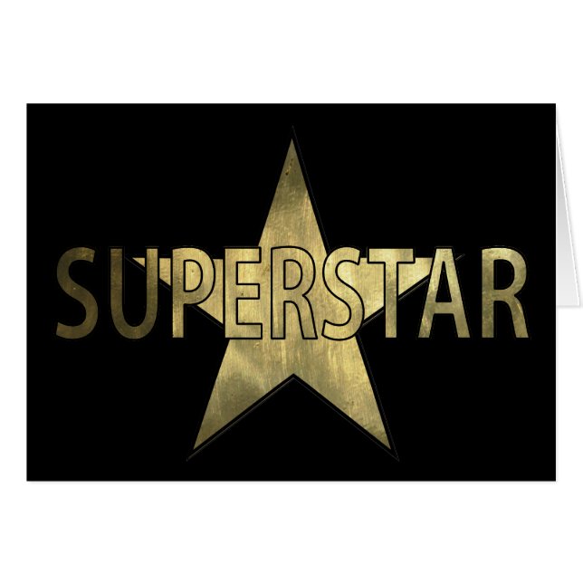 Goldener Stern-Superstar (Vorderseite (Horizontal))