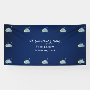 Goldener Sternenkind Baby Boy Bliss Storch-Sonderl Banner