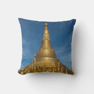 Goldener Stupa-Tempel Kissen