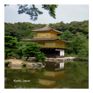 Goldener Tempel, Kyoto, Japan Poster