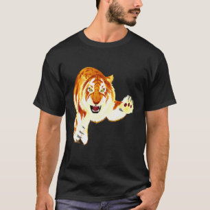 Goldener Tiger Panthera Tigris Seltener Großkatz T-Shirt