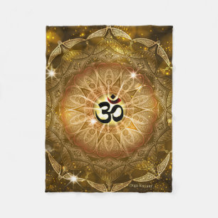 Goldener Ton von OM Fleecedecke