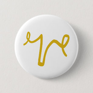 Goldener Uterus Button
