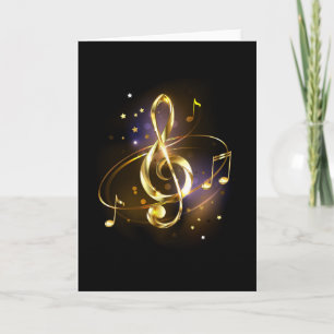 Goldener Violinschlüssel Musik
