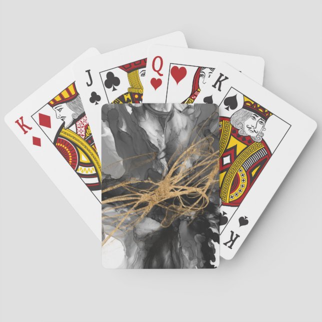 Goldener Vortex I Spielkarten (Rückseite)