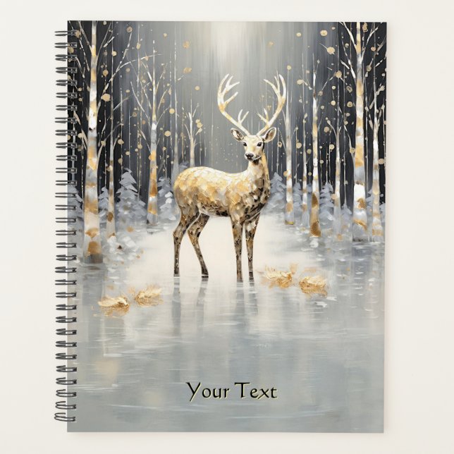 Goldener Weihnachtsfest Planer (Vorderseite)