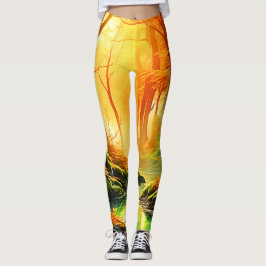 Goldener Whisper vom Herbst Leggings