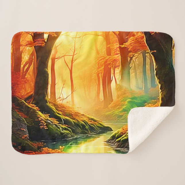 Goldener Whisper vom Herbst Sherpadecke (Vorderseite (Horizontal))