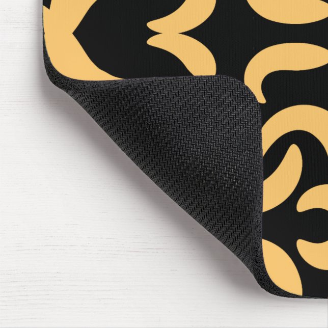 Goldener Wurm Mousepad (Ecke)