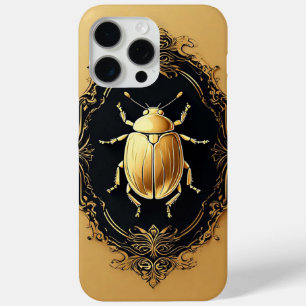 Goldener Zierkäfer auf dekorativem Hintergrund Case-Mate iPhone Hülle